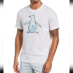 Add a splash of seaOriginal PenguinMen's Surfboard Pete Logo Graphic T-Shirt NWT